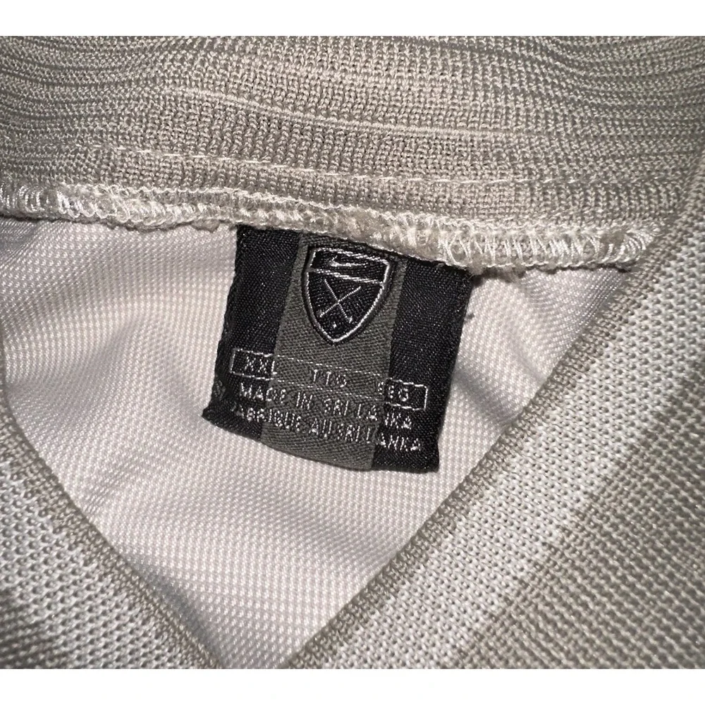 Nike‎ Golf Beige Pullover Vest Nylon Windbreaker Zip Up Pockets Men's XXL 2XL